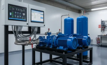 PLC و HMI در بوستر پمپ‌های حرفه‌ای؛ مغز متفکر سیستم آبرسانی