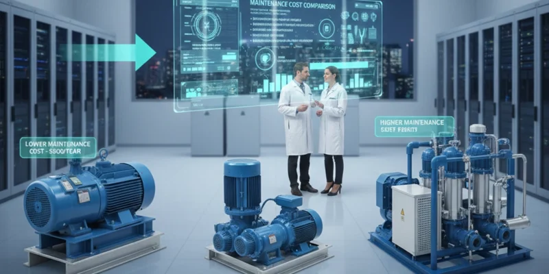 مقایسه هزینه نگهداری بوستر پمپ‌های مختلف