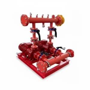 بوستر پمپ آتش‌نشانی سه پمپ نوید موتور ETABLOC B 40-250/110 2 (جوکی PM80 - نویدموتور)